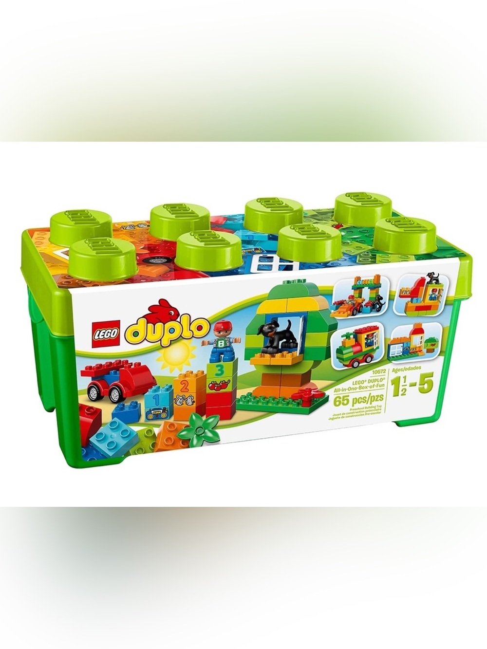 LEGO® DUPLO® All-in-One-Box-of-Fun LEGO shaped Green Box included